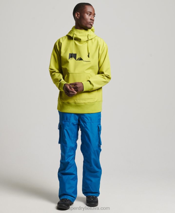 Superdry Snow Tech Hoodie Yellow Men