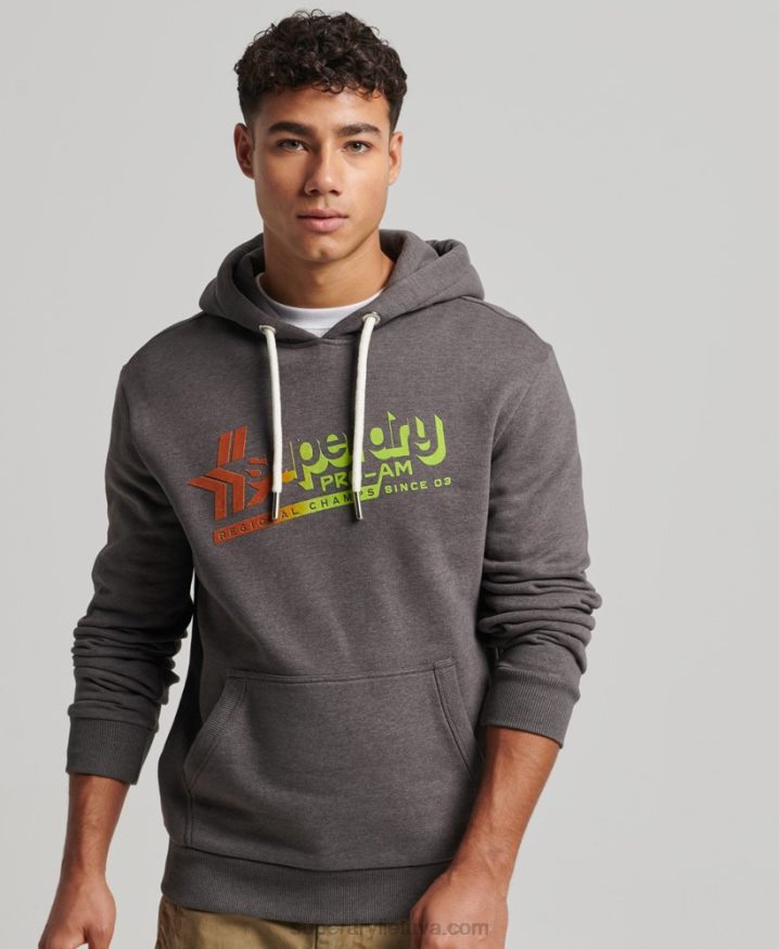 Superdry Vintage Shadow Hoodie Black Men
