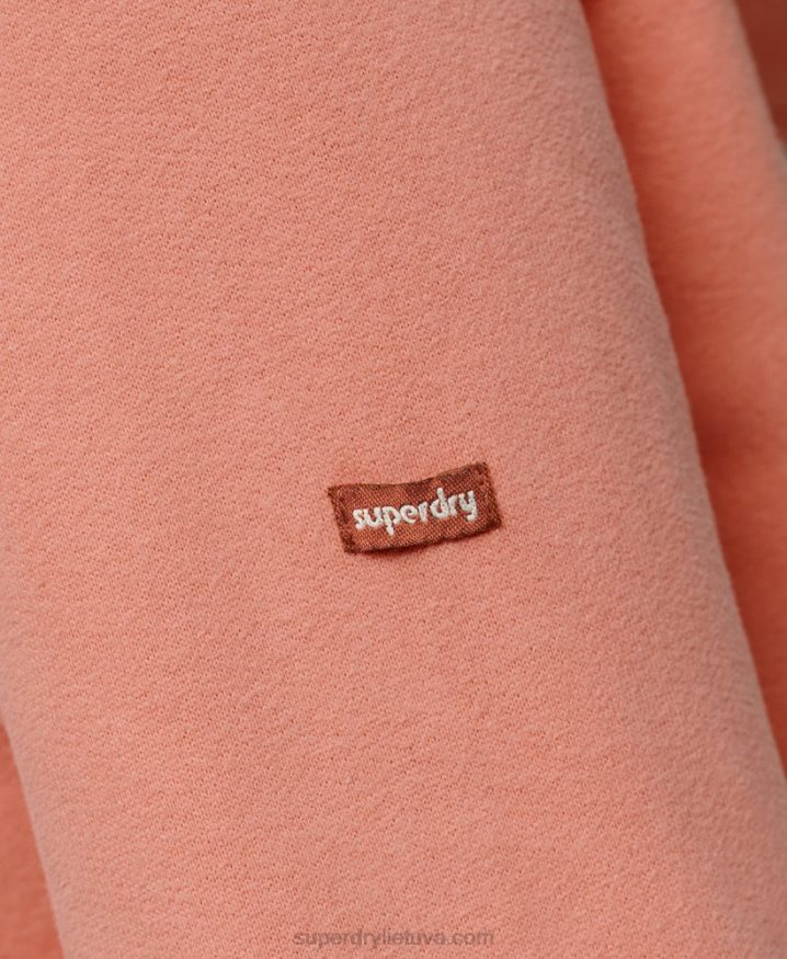 Superdry Vintage Shadow Hoodie Coral Women