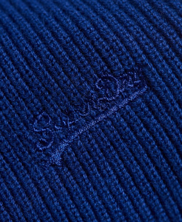 Superdry Vintage Logo Beanie Blue Men