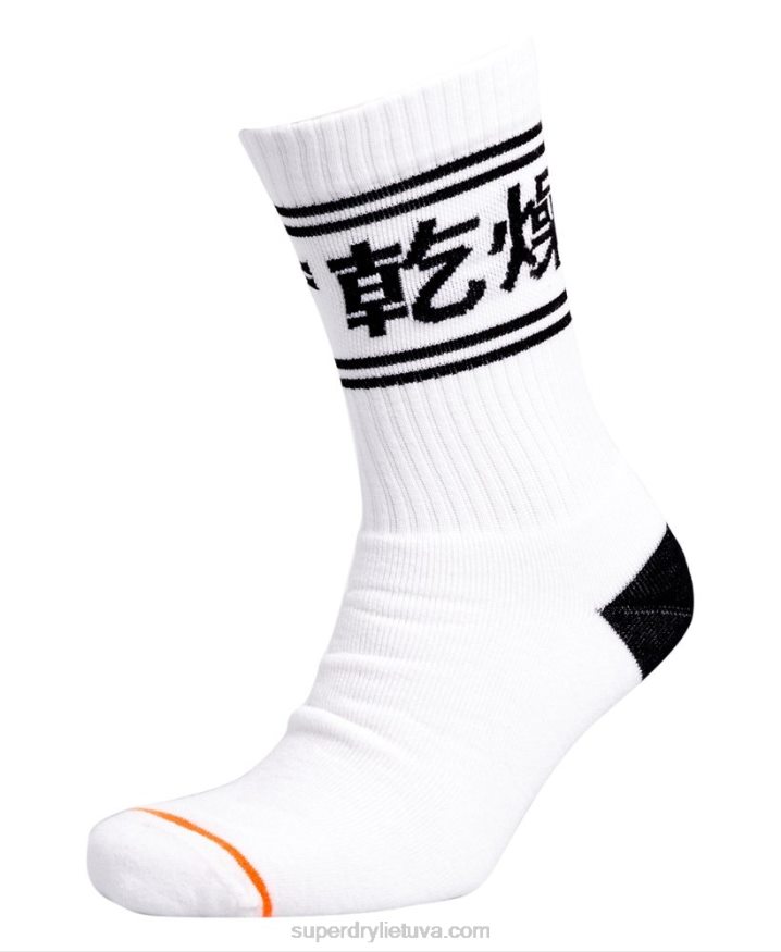 Superdry Organic Cotton Trophy Crew Sock Triple Pack Dark Grey Men