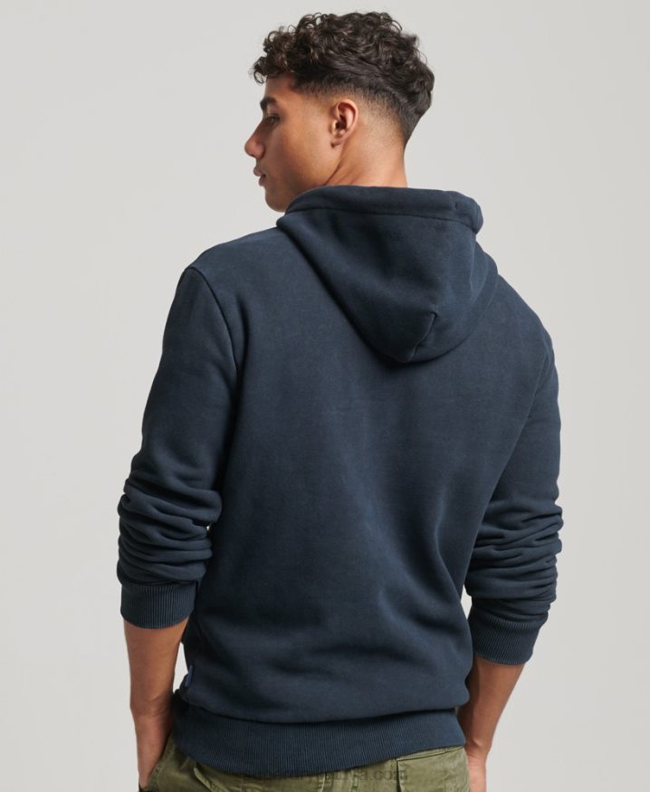 Superdry Vintage Shapers & Makers Hoodie Navy Men