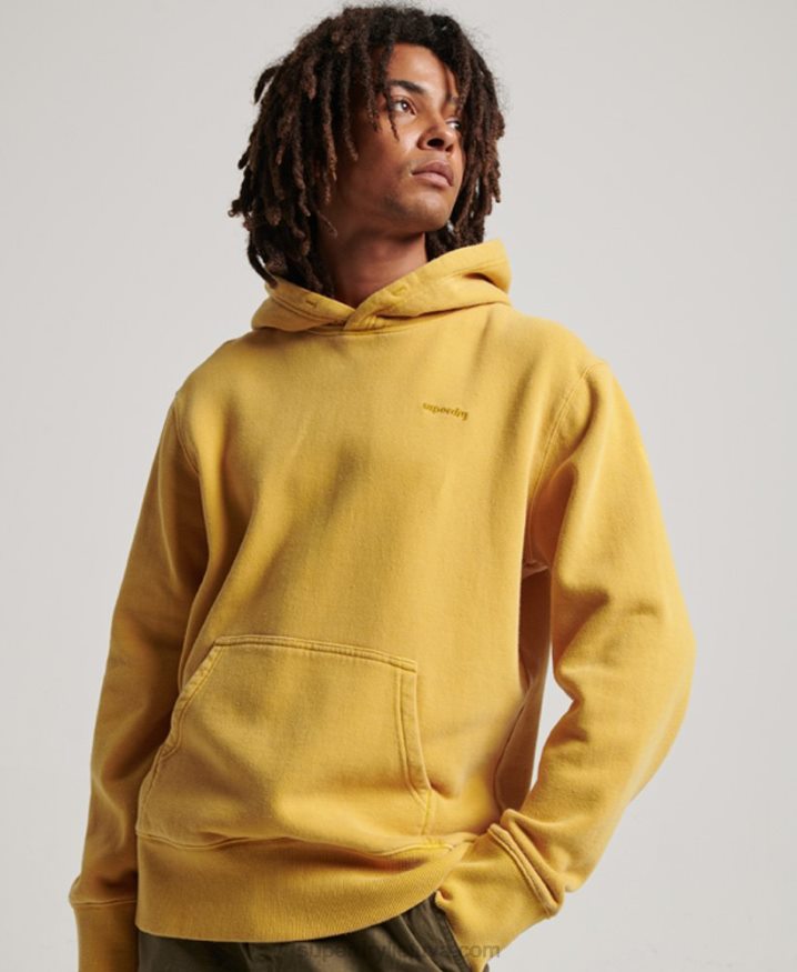 Superdry Vintage Washed Hoodie Gold Men