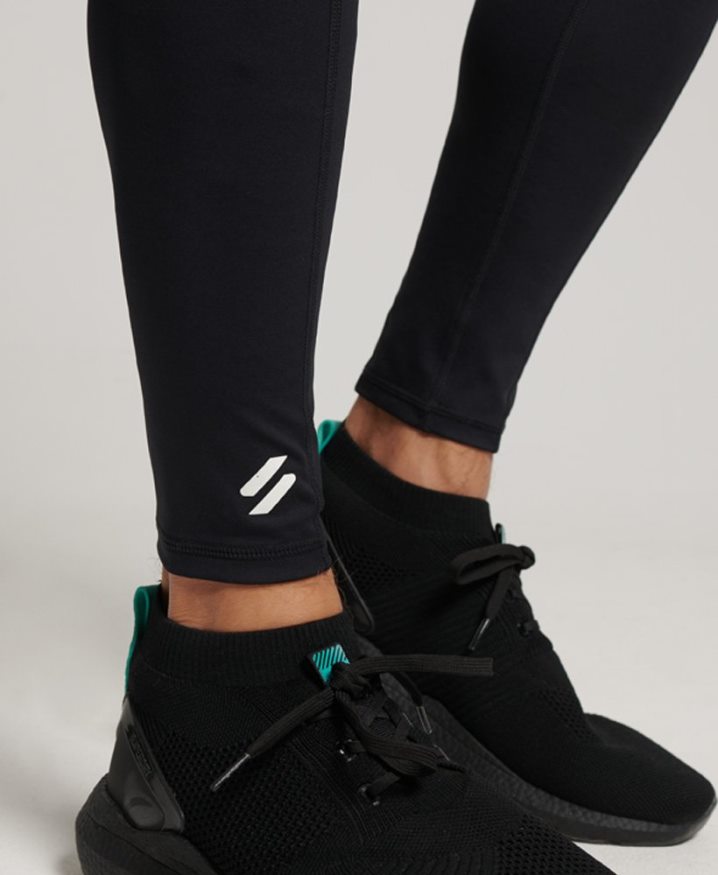 Superdry Core Full Length Tight Leggings Black Men