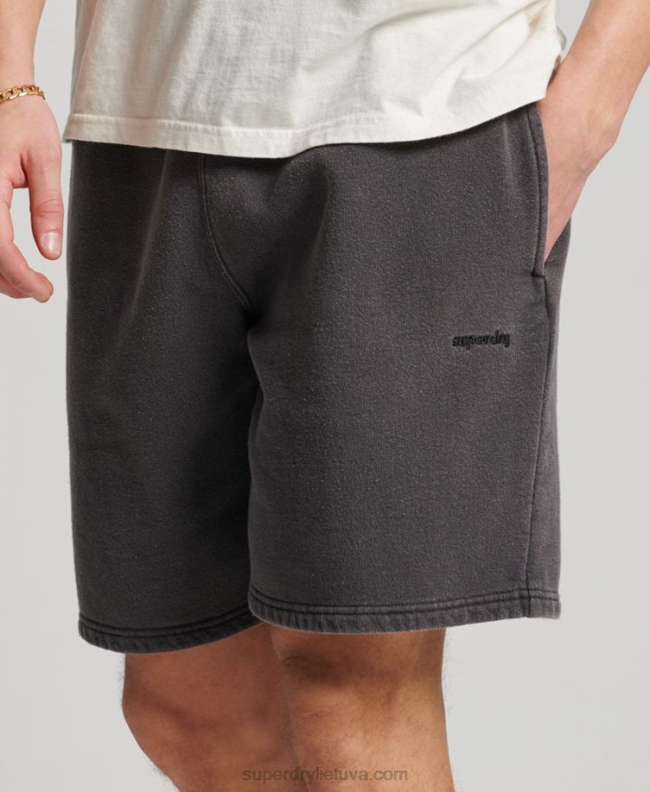 Superdry Vintage Mark Shorts Dark Grey Men