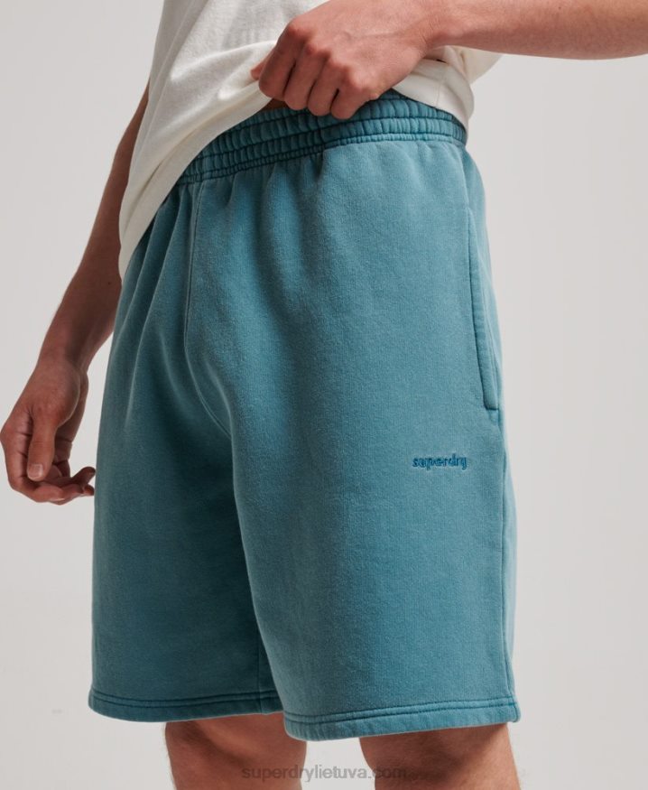 Superdry Vintage Mark Shorts Turquoise Men