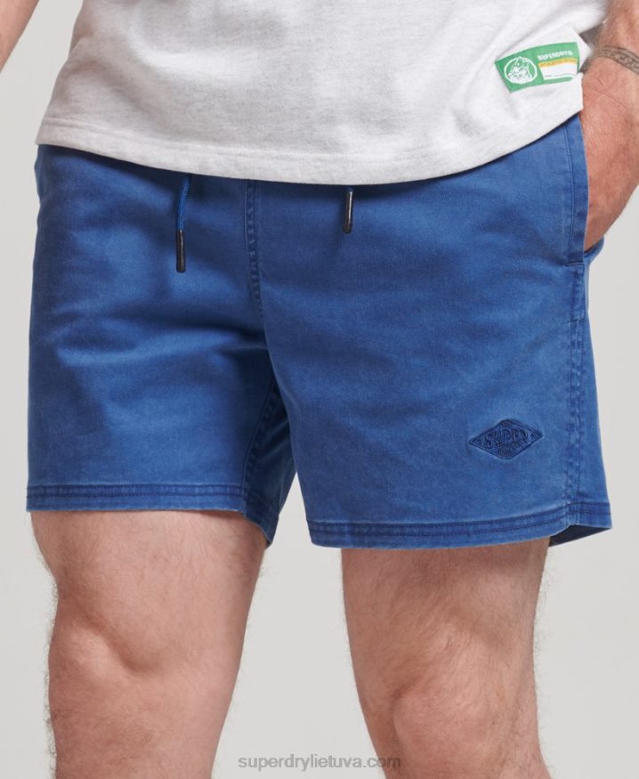 Superdry Vintage Wash Shorts Blue Men