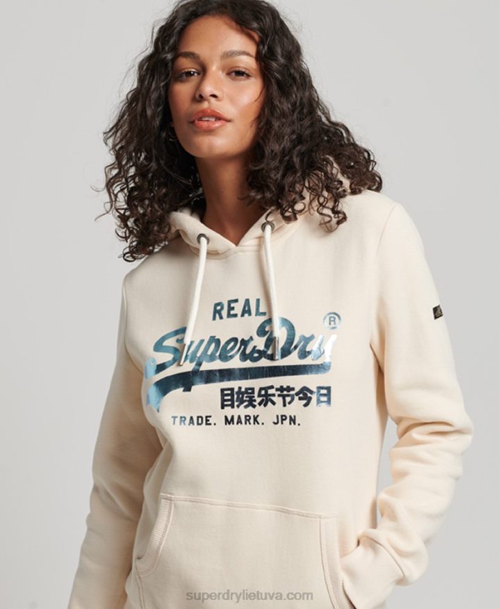 Superdry Embellished Hoodie Pink Women