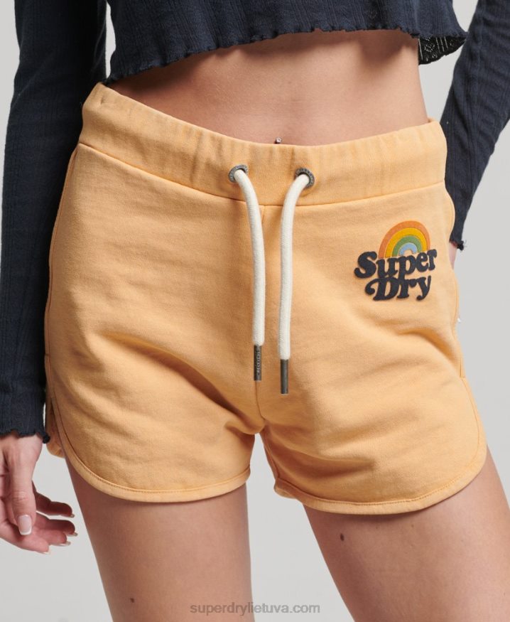 Superdry Rainbow Shorts Brown Women