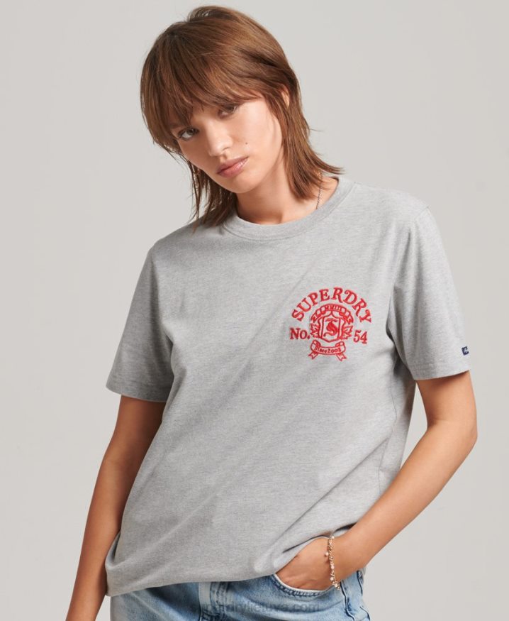 Superdry Pride & Craft T-Shirt Grey Women