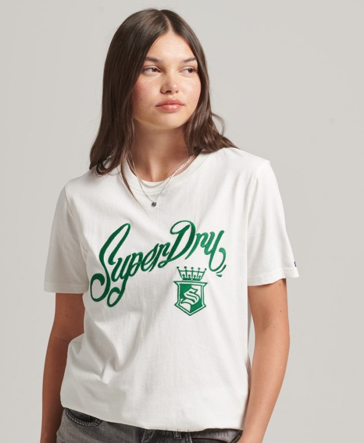 Superdry Pride & Craft T-Shirt White Women