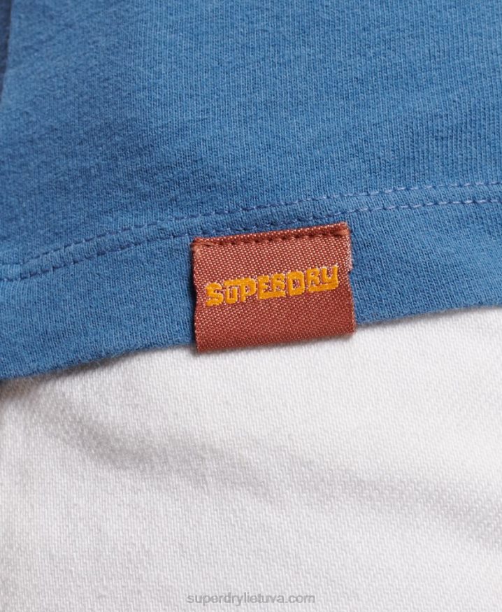 Superdry Vintage Cooper Classic Vest Top Blue Women